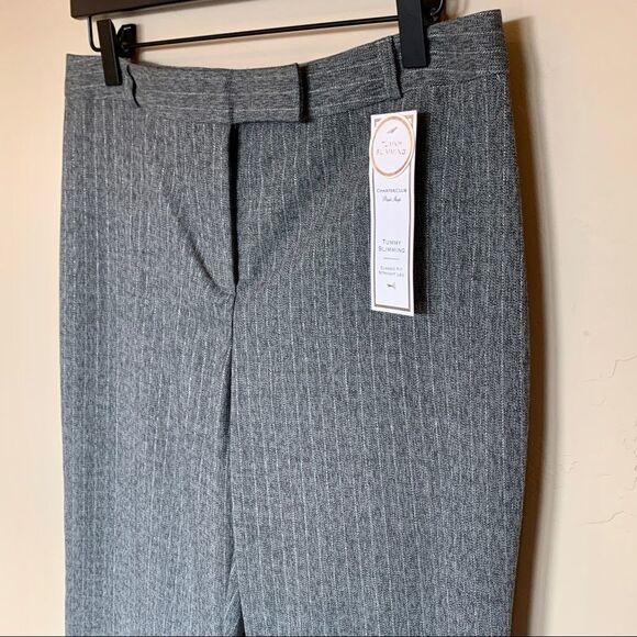 NWT Charter Club Tummy Control Gray Straight Leg Pants Sz 6 - Picture 4 of 11